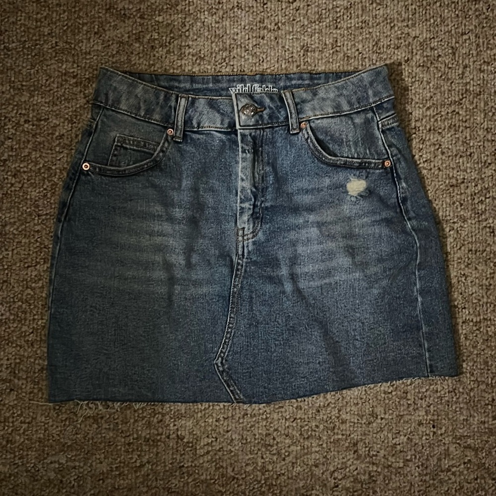 Wild Fable Jean Skirt